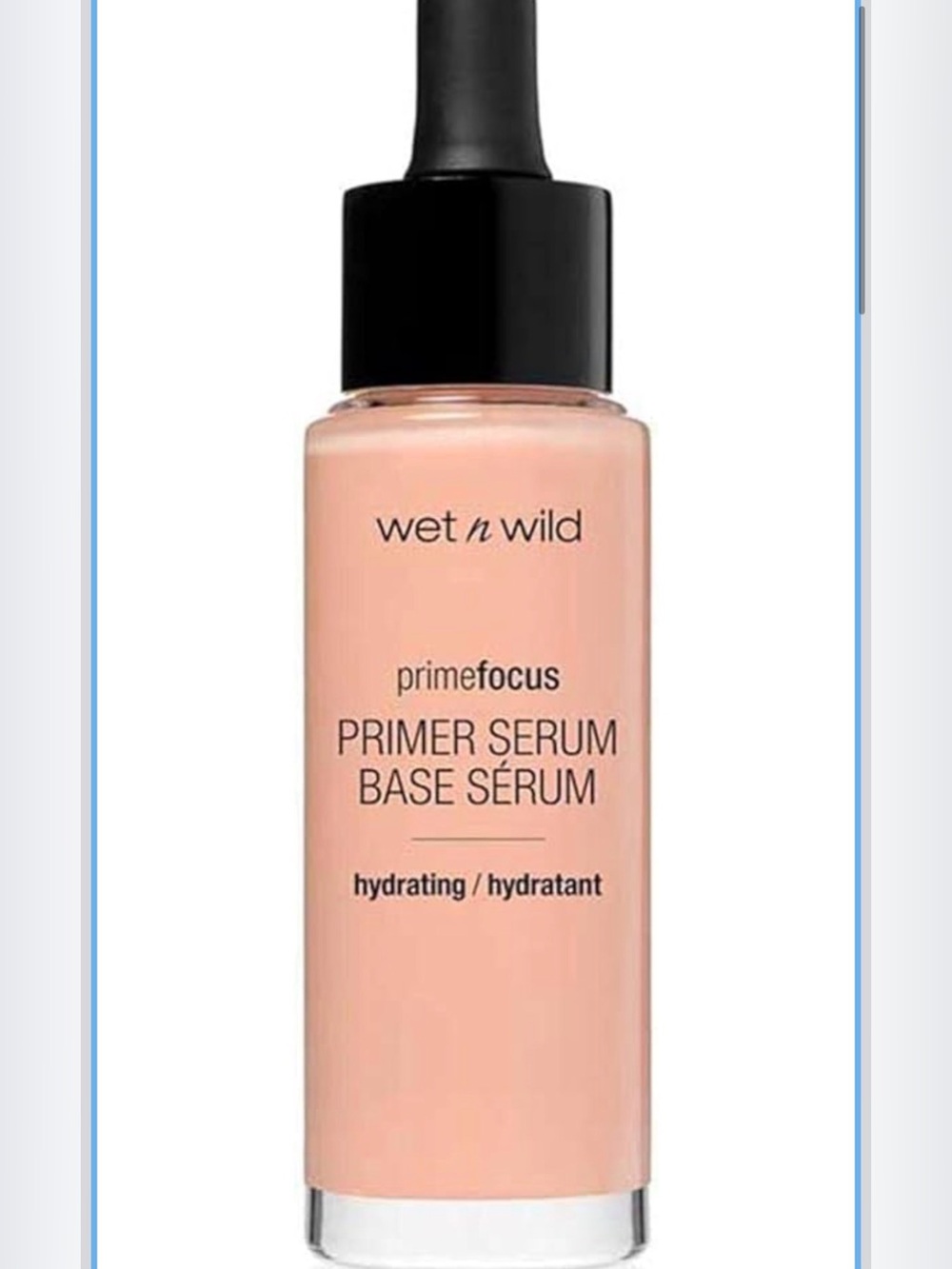 wet n wild PrimeFocus Hydrating Primer Serum - Peach NWOT